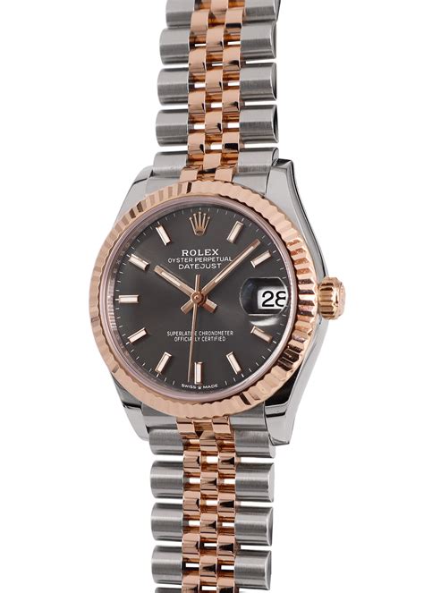 rolex datejust 31 everose rolesor